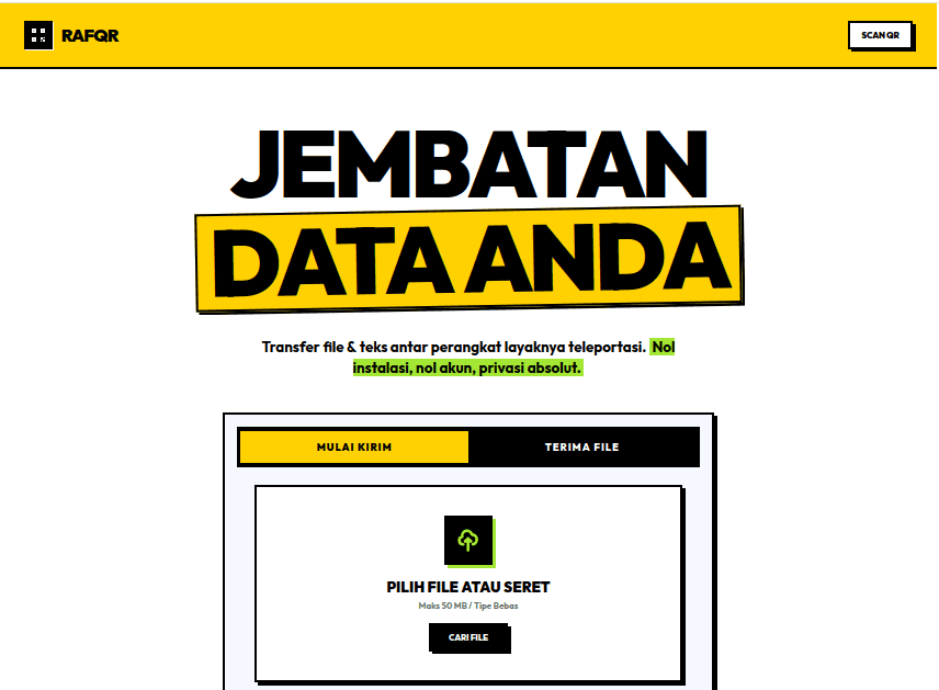 RafQR screenshot